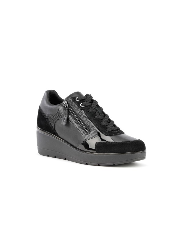 GEOX D16RAB Zapatillas Bajas Mujer Negro