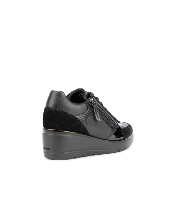 GEOX D16RAB Zapatillas Bajas Mujer Negro