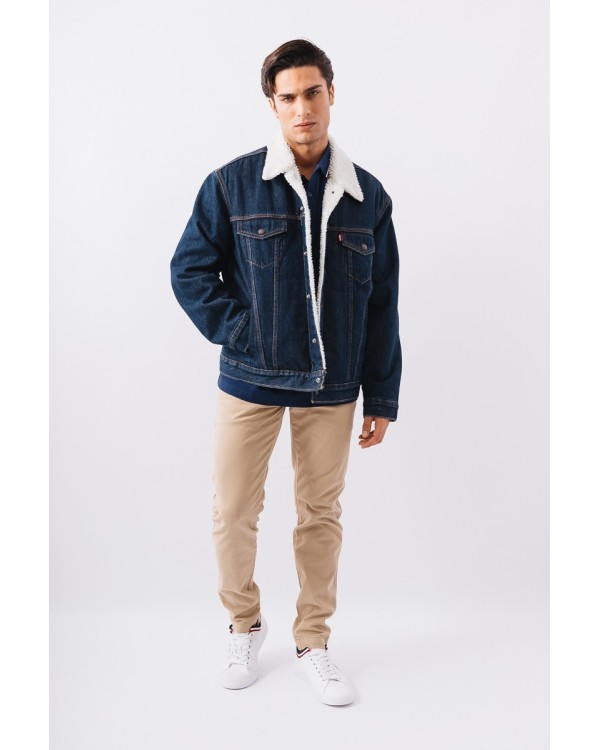 Levi's 16365 0084 TYPE 3 SHERPA TRUCKER Abrigos Manga larga Cazadora Hombre Azul