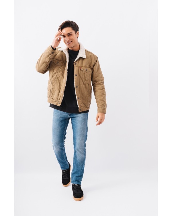 LEVIS 16365 0158 TYPE 3 SHERPA TRUCKER Abrigos Manga larga Cazadora Hombre Marrón