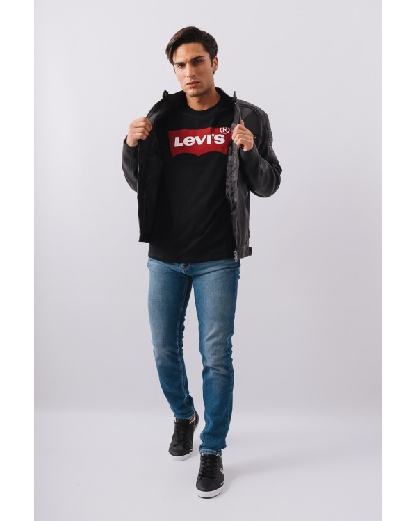LEVIS 17783 0137 GRAPHIC SET IN NECK Camisetas Manga corta Hombre Negro