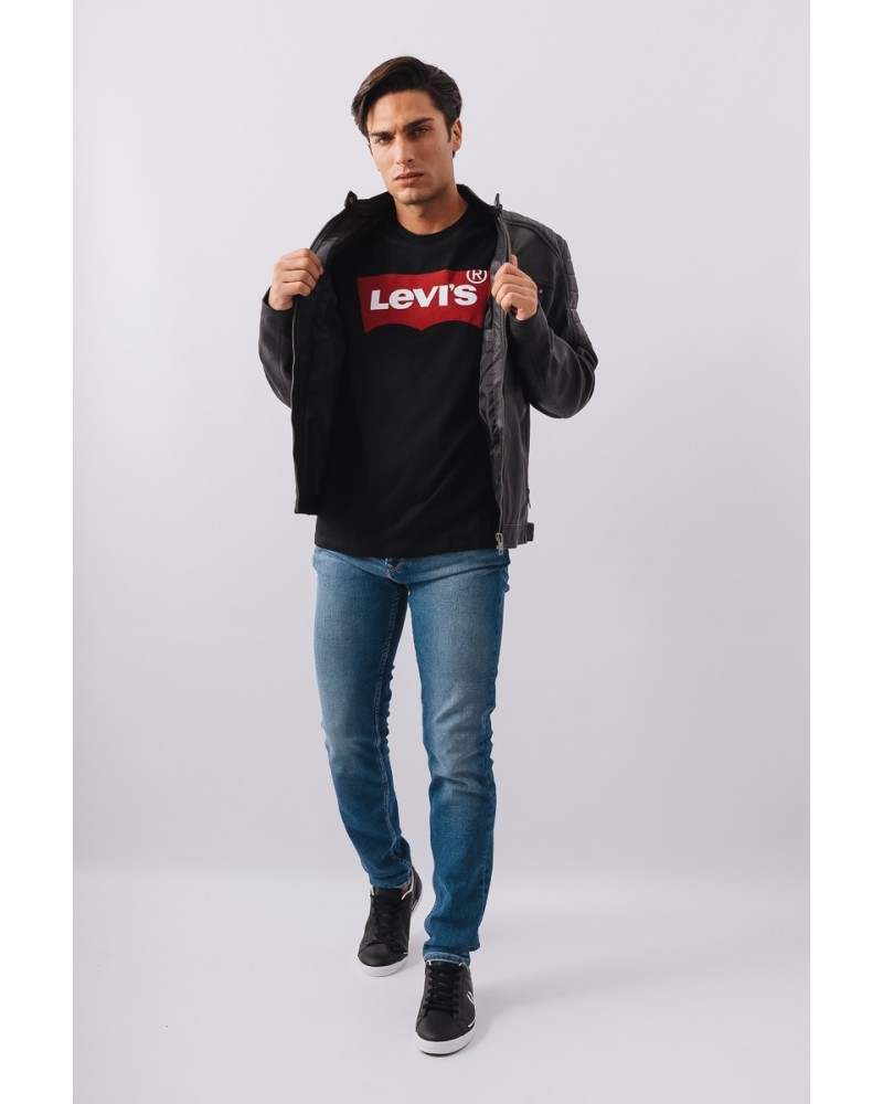 LEVIS 17783 0137 GRAPHIC SET IN NECK Camisetas Manga corta Hombre Negro