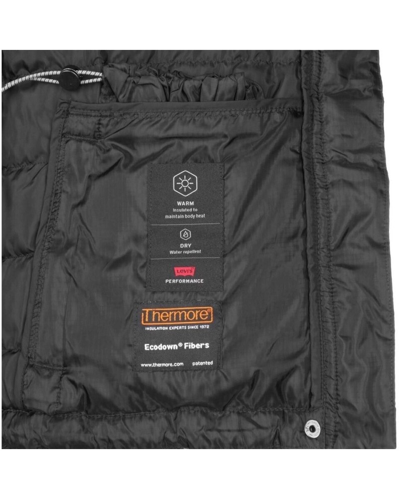 LEVIS A0675 0000 EDIE PACKABLE JACKET Casacos Manga comprida Penas Mulher Preto