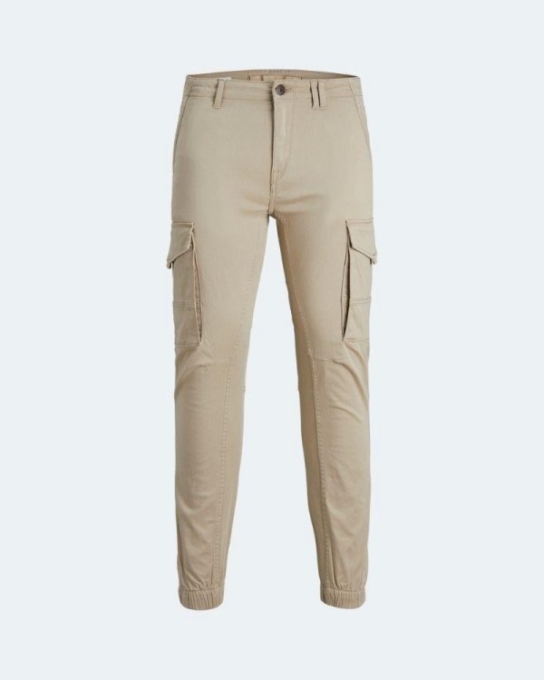 JACK AND JONES 12193754 JPSTPAUL JJFLAKE AKM542 Pantalones Largos Hombre Nude