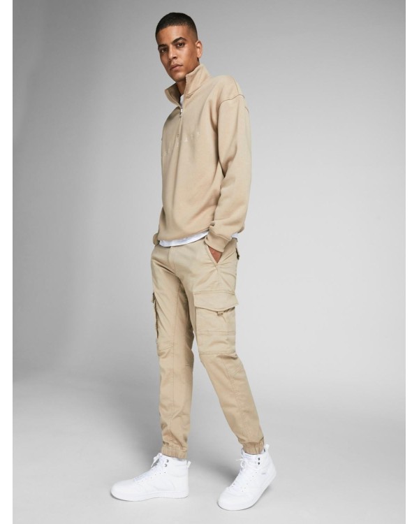 JACK AND JONES 12193754 JPSTPAUL JJFLAKE AKM542 Pantalones Largos Hombre Nude