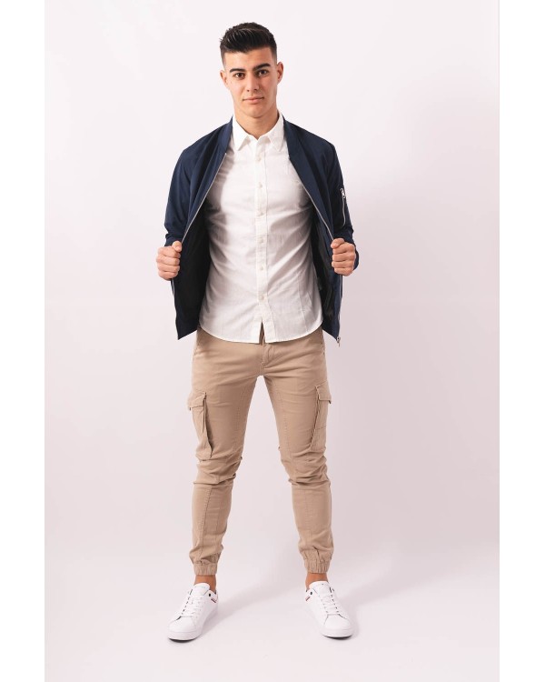 JACK AND JONES 12193754 JPSTPAUL JJFLAKE AKM542 Calças Compridas Homem Nude