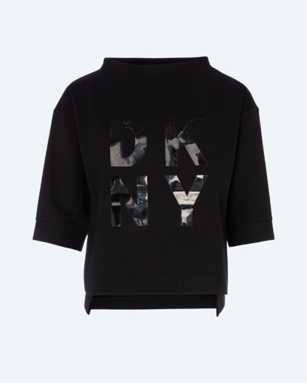 DKNY DP9T7103 Sudaderas Manga larga Hoodie Mujer Negro