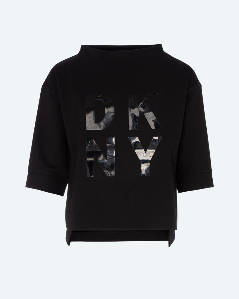DKNY DP9T7103 Sudaderas Manga larga Hoodie Mujer Negro