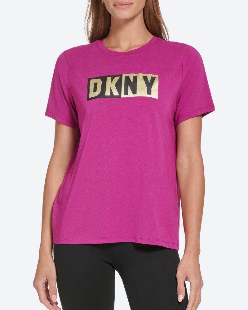 DKNY DP2T5894 T-shirts Manga curta Mulher Dourado