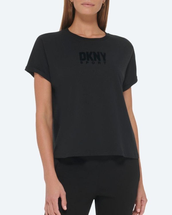 DKNY DP2T9085 Camisetas Manga corta Mujer Negro