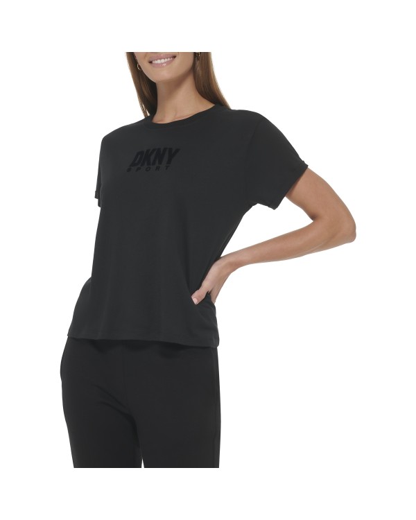 DKNY DP2T9085 T-shirts Manga curta Mulher Preto