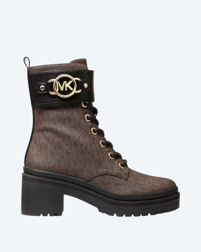 MICHAEL KORS 40F2ROME5B RORY LUG BOOTIE Botas Femininas Castanho
