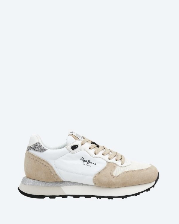 PEPE JEANS PLS31362 DOVER SHINE Sapatilhas Baixas Mulher Branco