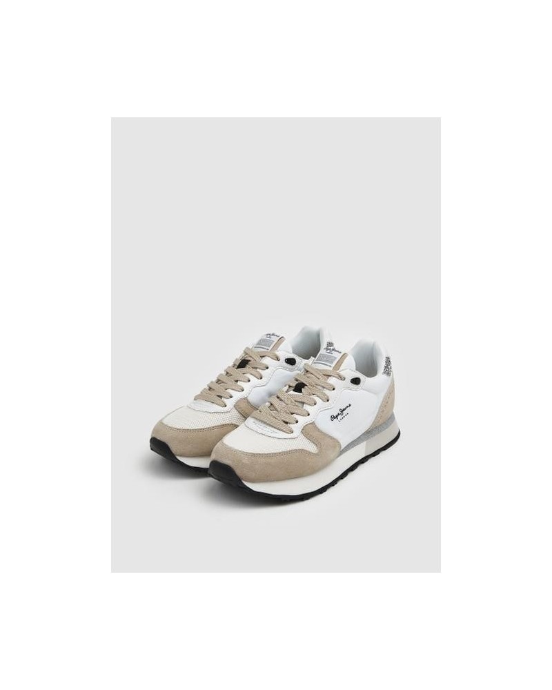 PEPE JEANS PLS31362 DOVER SHINE Zapatillas Bajas Mujer Blanco