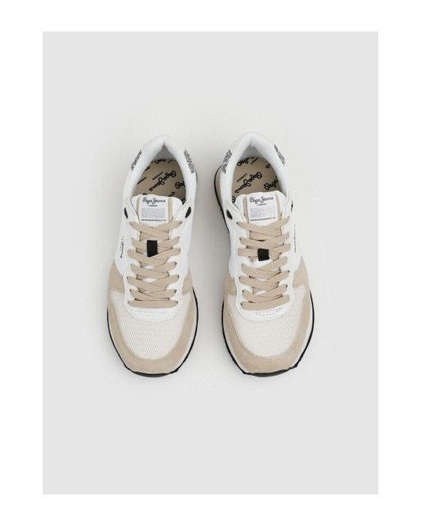 PEPE JEANS PLS31362 DOVER SHINE Zapatillas Bajas Mujer Blanco