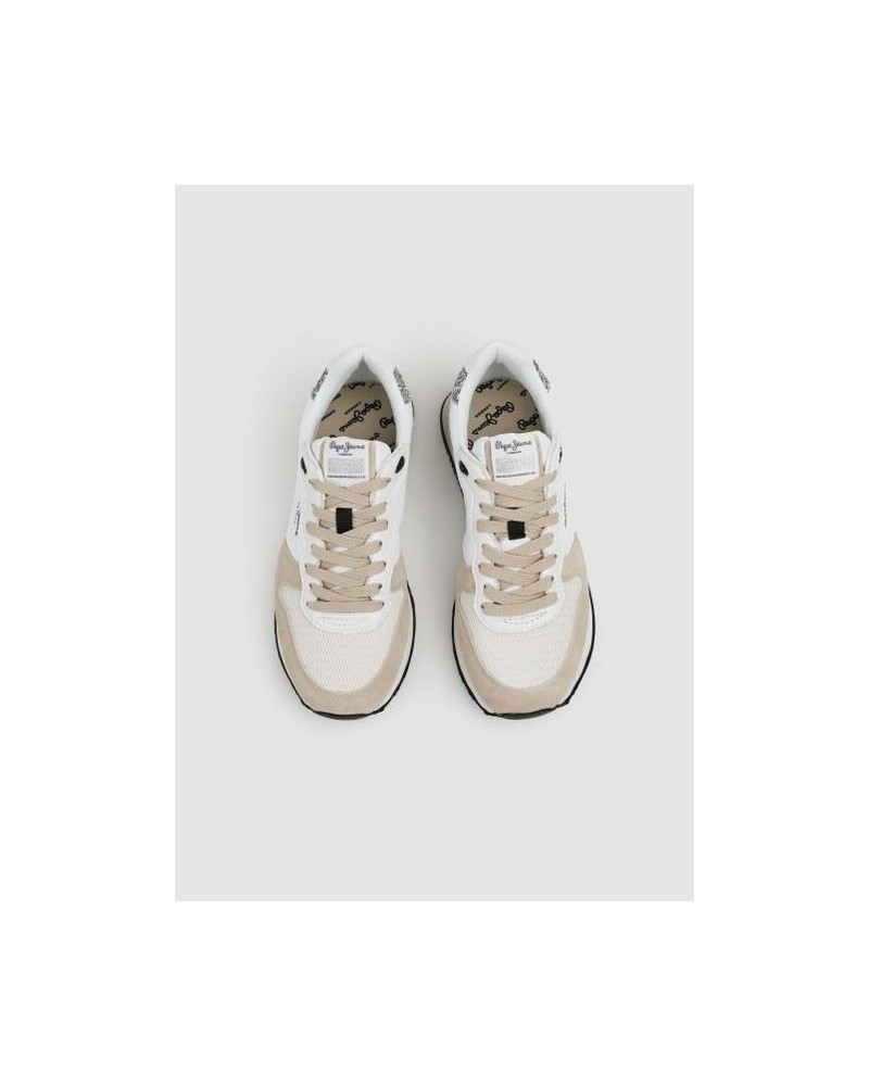 PEPE JEANS PLS31362 DOVER SHINE Sapatilhas Baixas Mulher Branco