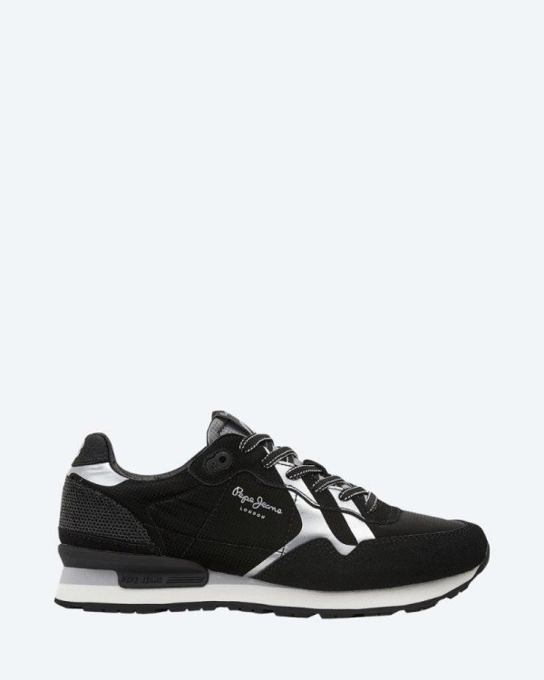 PEPE JEANS PLS31387 BRITT PRINT SQUARE W Zapatillas Bajas Mujer Negro