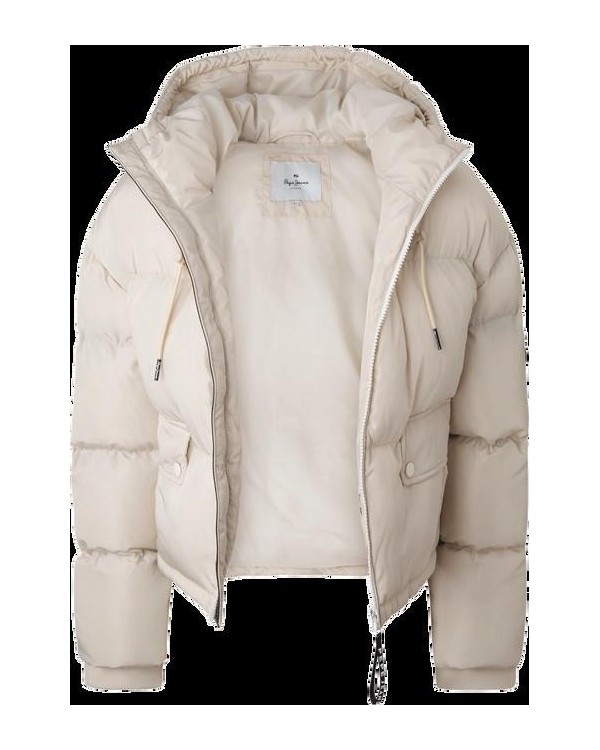 PEPE JEANS PL402082 AMANDINE Casacos Manga comprida Penas Mulher Branco