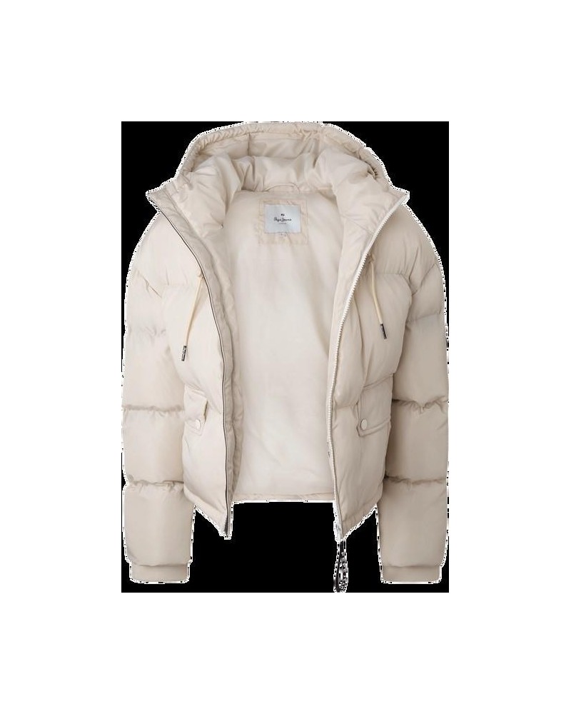 PEPE JEANS PL402082 AMANDINE Casacos Manga comprida Penas Mulher Branco