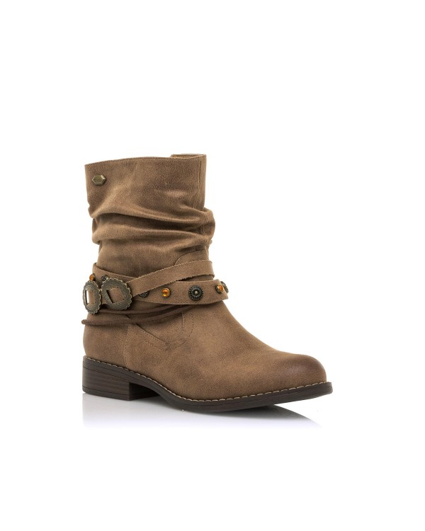 AUSTIN - Botas Cowboy De Verano TAUPE