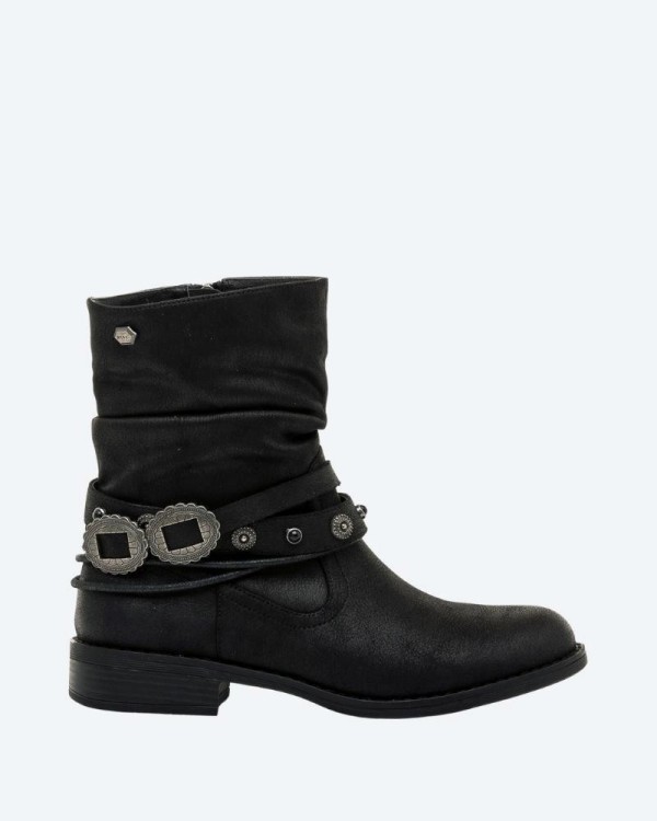 MUSTANG 50491 CAMPERA Botas Mujer Negro