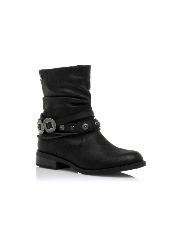 MUSTANG 50491 CAMPERA Botas Mujer Negro