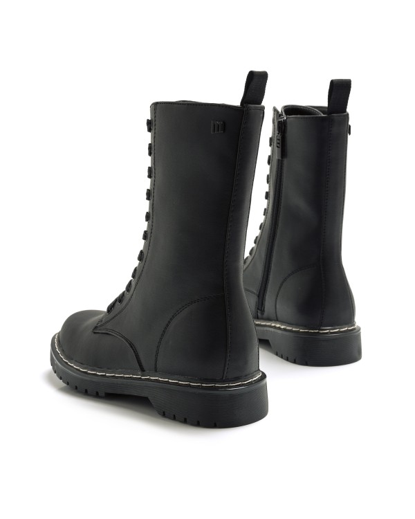 MUSTANG 58628 BIKER Botas Militares Mulher Preto