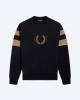 FRED PERRY 9550 Sudaderas Manga larga Sin capucha Hombre Negro