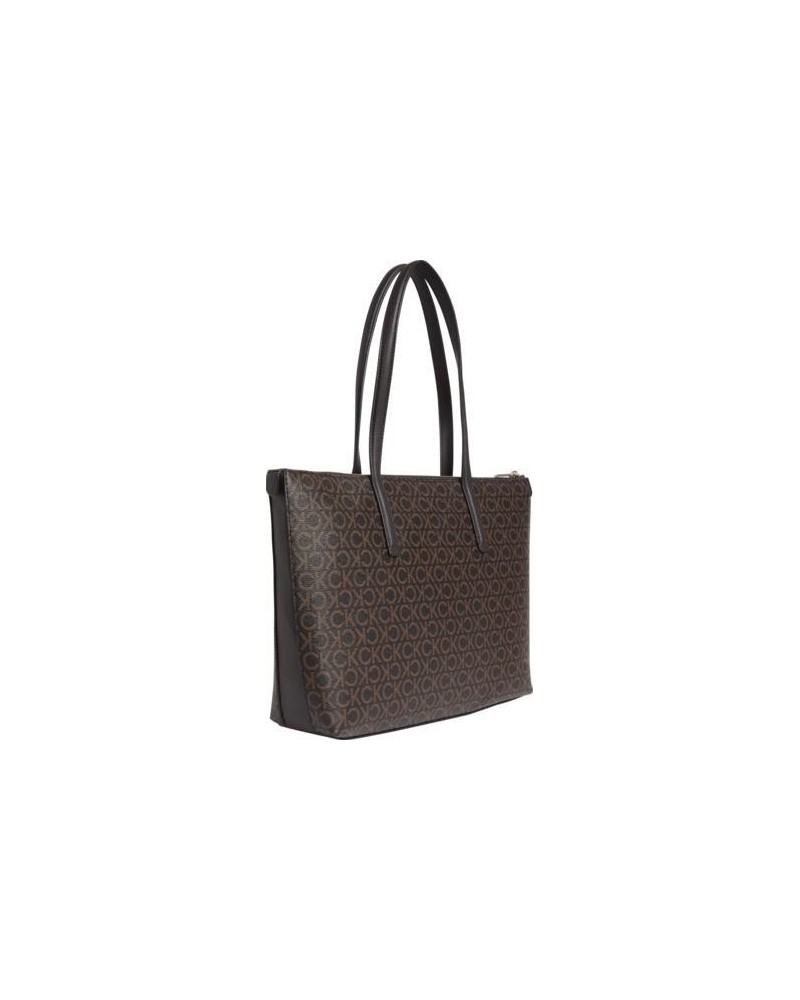 CALVIN KLEIN K60K6098870HD SHOPPER MD MONO Bolsos Shopper Mujer Marrón