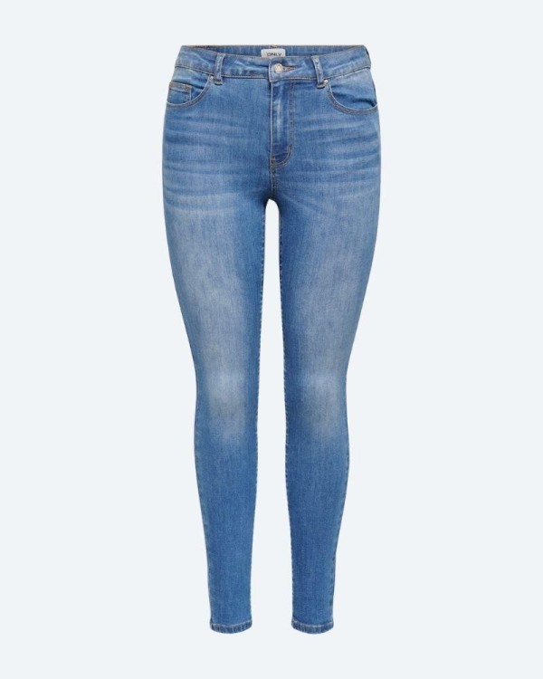 SOMENTE 15231677 LANA Calças de Ganga Longas Mulher Azul