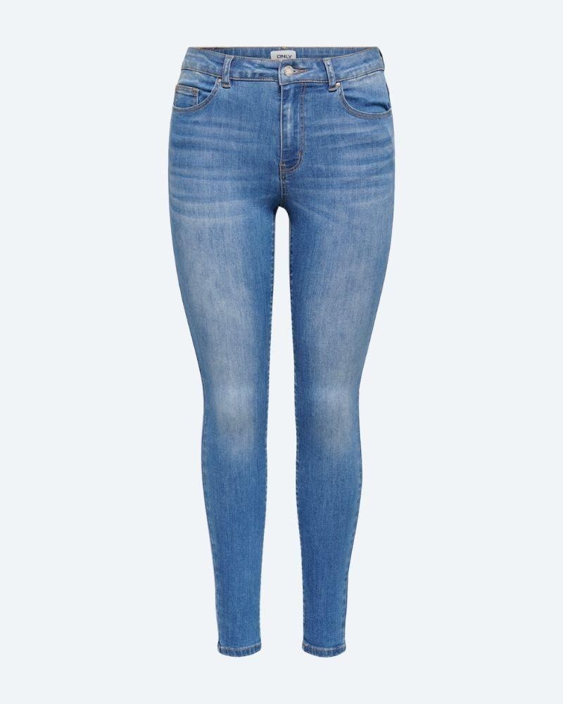 SOMENTE 15231677 LANA Calças de Ganga Longas Mulher Azul