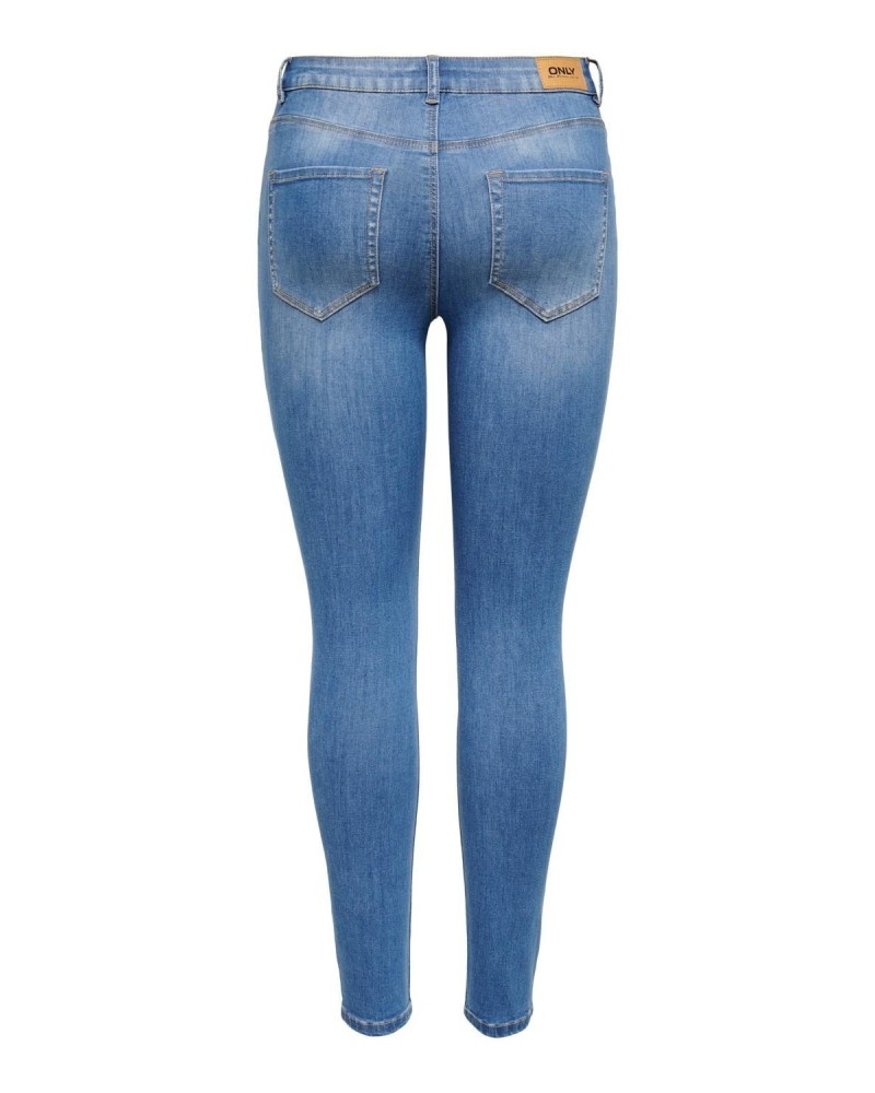 SOMENTE 15231677 LANA Calças de Ganga Longas Mulher Azul
