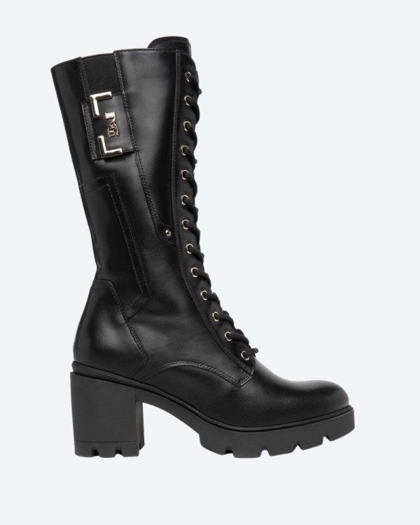 NERO GIARDINI I205862D Botas Militares Altas Mulher Preto