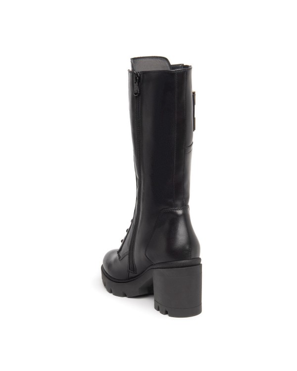 NERO GIARDINI I205862D Botas Militares Altas Mulher Preto