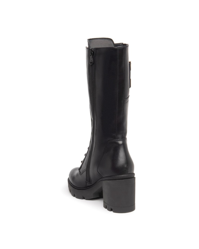 NERO GIARDINI I205862D Botas Militares Altas Mulher Preto