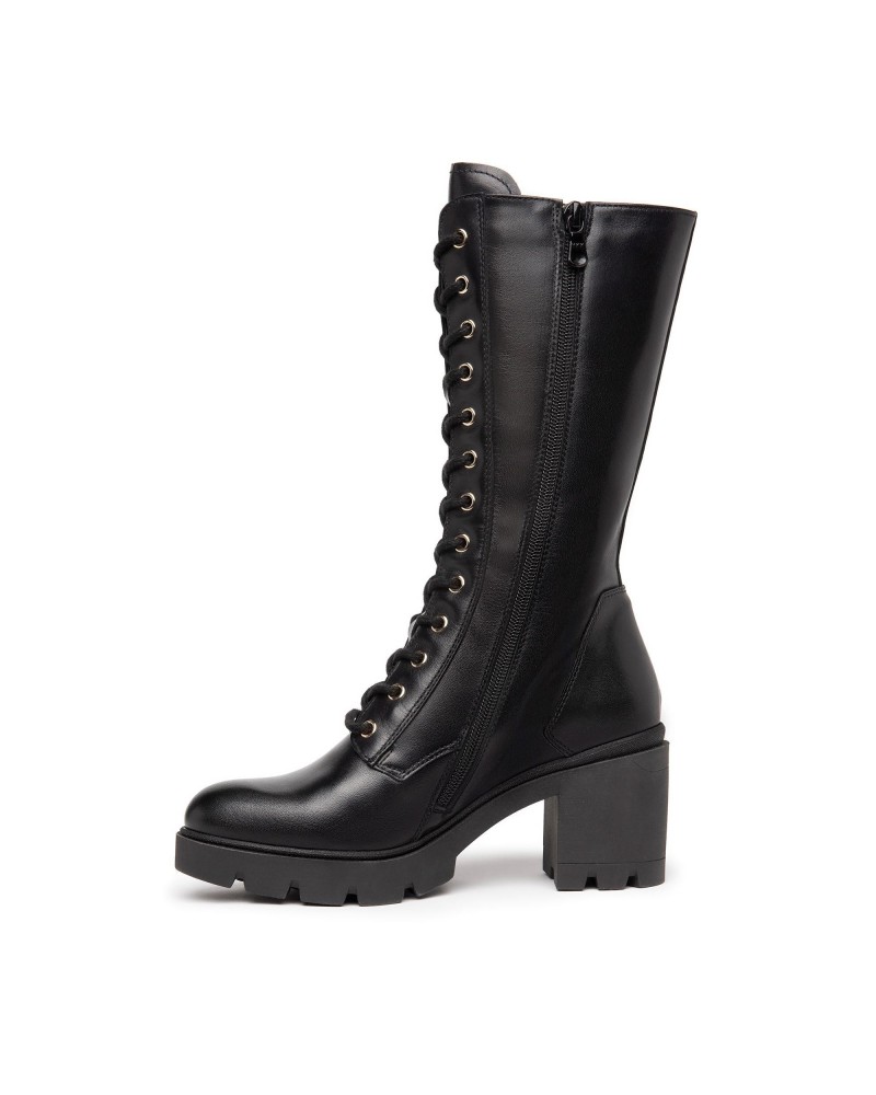 NERO GIARDINI I205862D Botas Militares Altas Mulher Preto