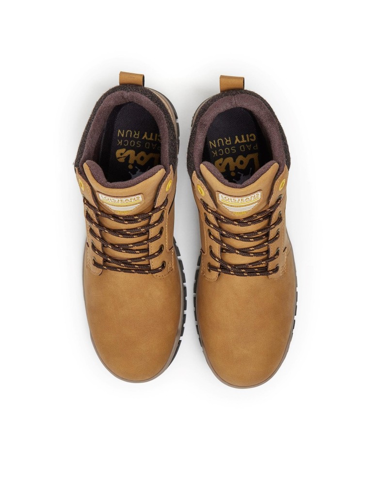 LOIS 64203 Botas Hombre Amarrillo