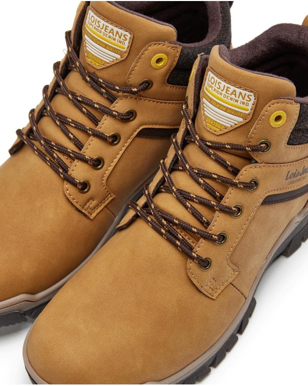 LOIS 64203 Botas Hombre Amarrillo