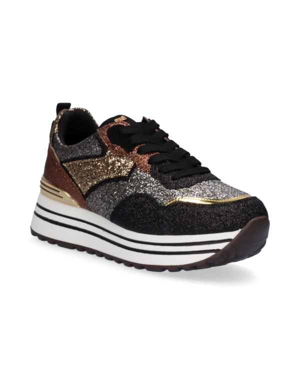 EXE EX43 Zapatillas Bajas Mujer Bronce
