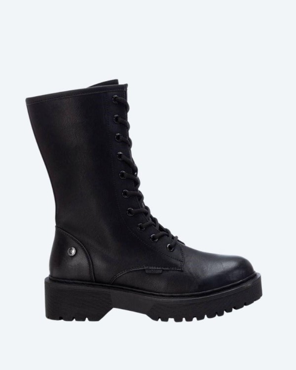 XTI 43483 Botas Militares Feminino Preto