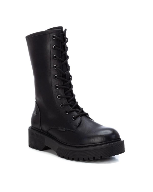 XTI 43483 Botas Militares Mujer Negro