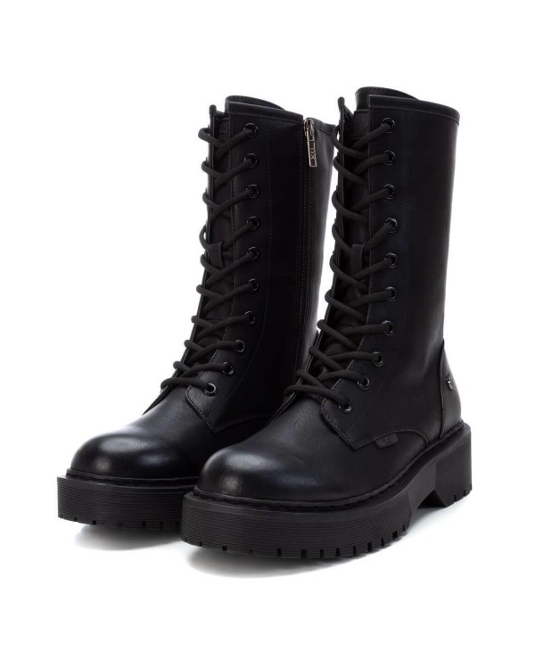 XTI 43483 Botas Militares Mujer Negro