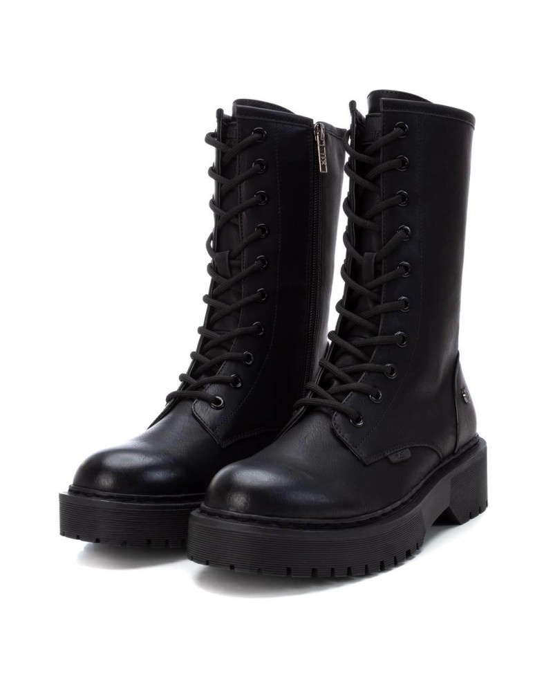 XTI 43483 Botas Militares Feminino Preto
