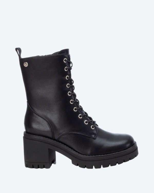 XTI 140189 Botas Militares Feminino Preto