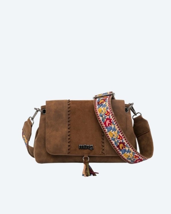 MUSTANG ZAC Bolsa Pequena Mulher Castanho