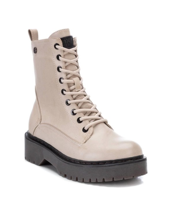 XTI 140173 Botas Militares Mujer Beige