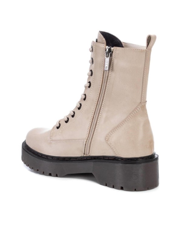 XTI 140173 Botas Militares Mujer Beige