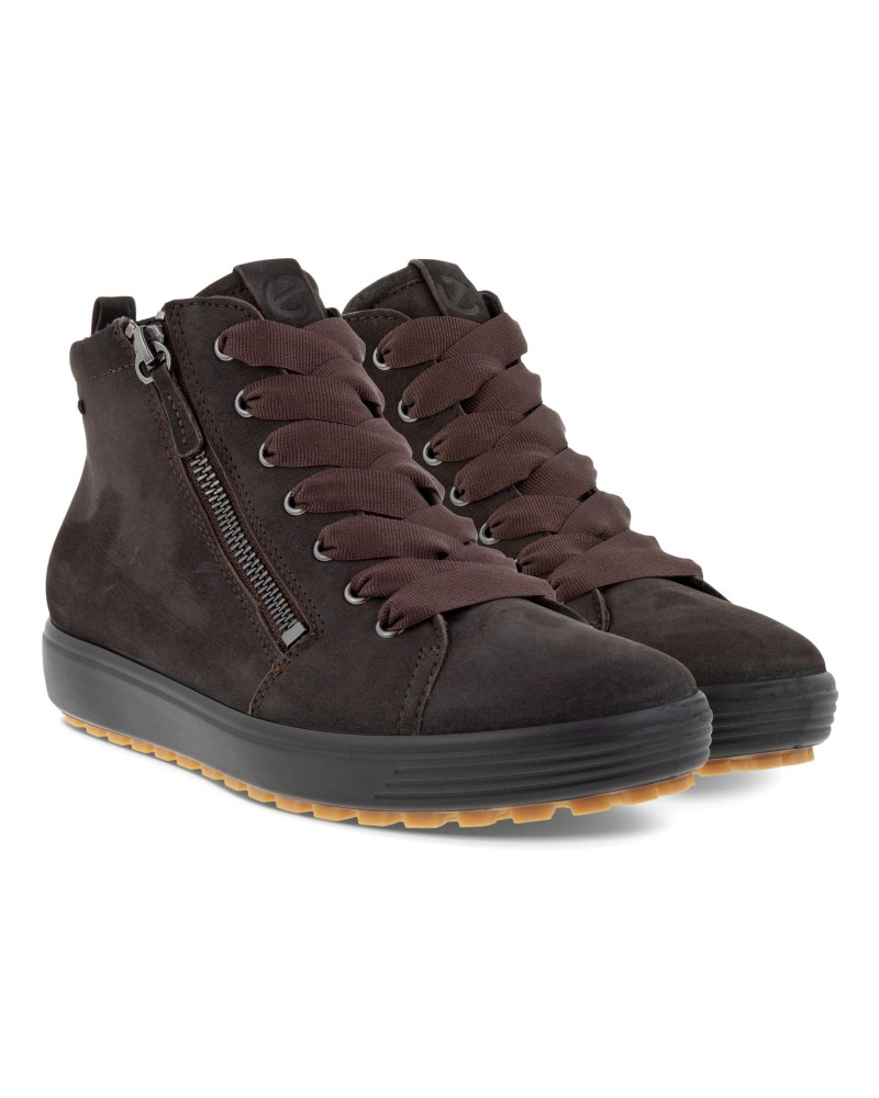 ECCO 45016302507 SOFT 7 Botines Mujer Marrón