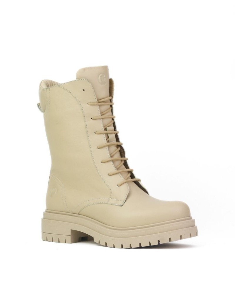 CORONEL TAPIOCCA C12377 Botas Militares Mulher Bege