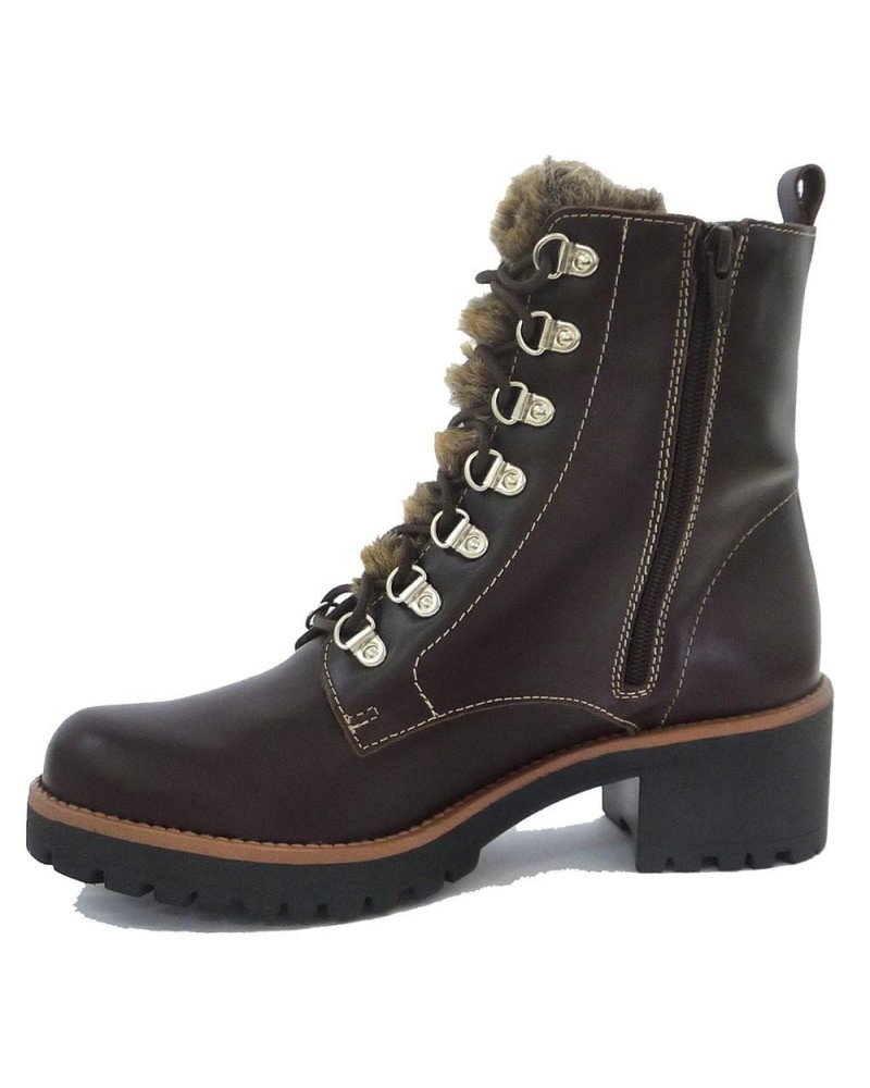 RKS 834739 Botas Militares Mulher Castanho